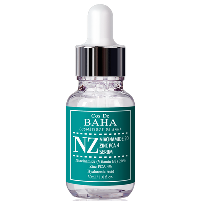 Серум з ніацинамідом та цинком COS DE BAHA Niacinamide 20% + Zinc 4% Serum 30 ml 00002545 фото