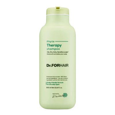 Фітотерапевтичний шампунь для чутливої шкіри голови. Dr.FORHAIR Phyto Therapy Shampoo, 300мл 8809485533407 фото