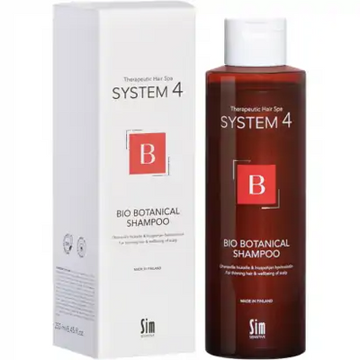 Біо Ботанічний шампунь від випадіння волосся System 4 Bio Botanical Shampoo Sim Sensitive 250ml BS250 фото