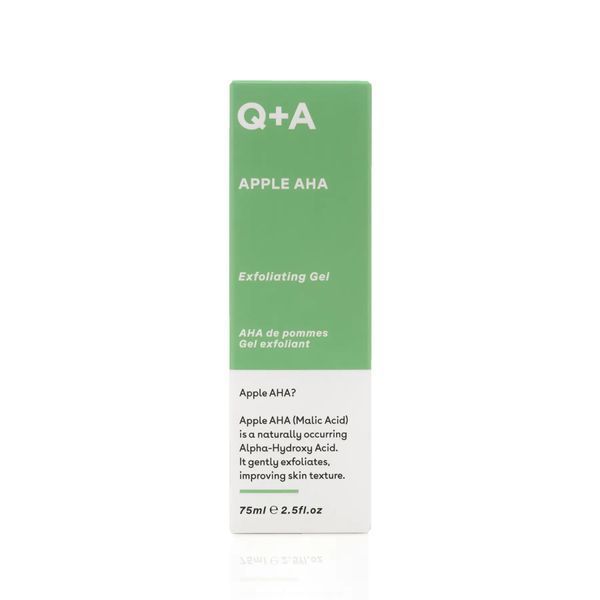 Відлущуючий гель з кислотами для обличчя Q+A Apple AHA Exfoliating Gel 75ml 5060486261888 фото