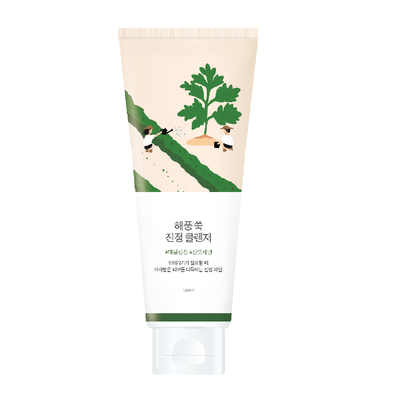 Заспокійлива очищуюча пінка з морським полином ROUND LAB MUGWORT Calming Cleanser 150 ml 02782 фото