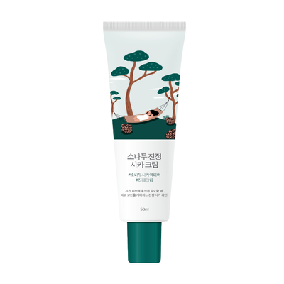 Заспокійливий крем з екстрактом голок сосни ROUND LAB Pine Calming Cica Cream 50 ml 02955 фото