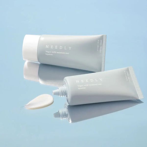 Зволожуючий сонцезахисний крем з рослинним скваланом Needly Vegan Mild Moisture Sun SPF 50+ PA++++, 50 мл 8809455422052 фото
