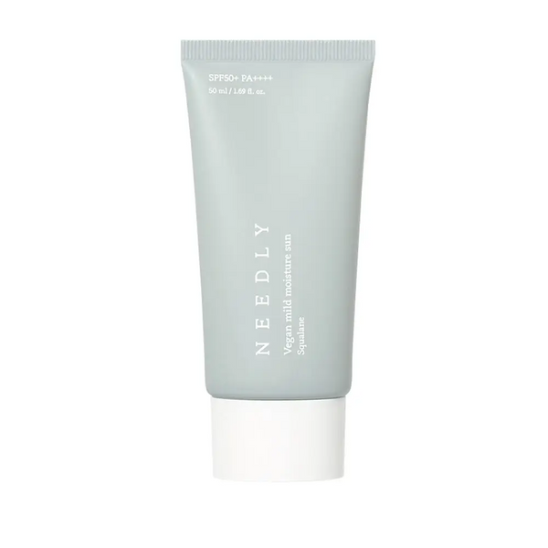 Зволожуючий сонцезахисний крем з рослинним скваланом Needly Vegan Mild Moisture Sun SPF 50+ PA++++, 50 мл 8809455422052 фото