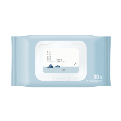 Очищувальні серветки з морською водою ROUND LAB 1025 Dokdo Cleansing Tissue 30 sheets 03072 фото