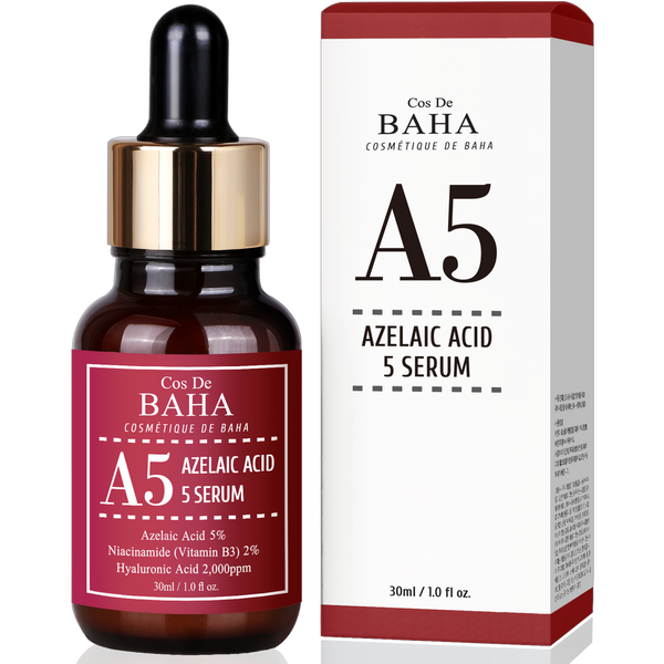 Протизапальна сироватка з азелаїновою кислотою COS DE BAHA A5 Azelaic Acid 5 Serum 30 ml 00005468 фото