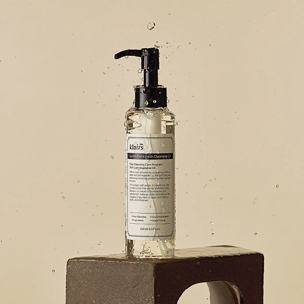 Гідрофільна олія для делікатного очищення DEAR, KLAIRS Gentle Black Fresh Cleansing Oil 150 мл 00003619 фото