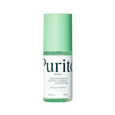 Заспокійлива сироватка з центеллою без ефірних олій Purito Seoul Wonder Releaf Centella Serum Unscented, 60 ml 3282 фото