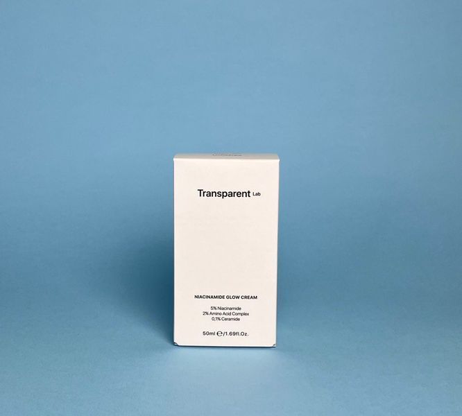 Освітлюючий крем-гель для обличчя Transparent-Lab NIACINAMIDE GLOW CREAM 50 ml. 43418 фото